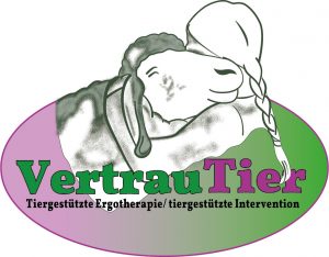 Logo VertrauTier tiergestütze Ergotherapie